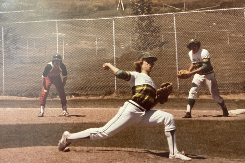 Bill Leesman, author, pitcher