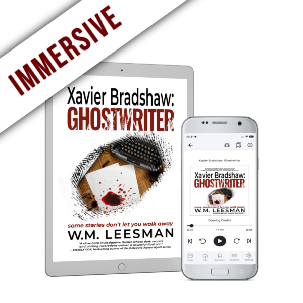 psychological crime thriller Xavier Bradshaw Ghostwriter